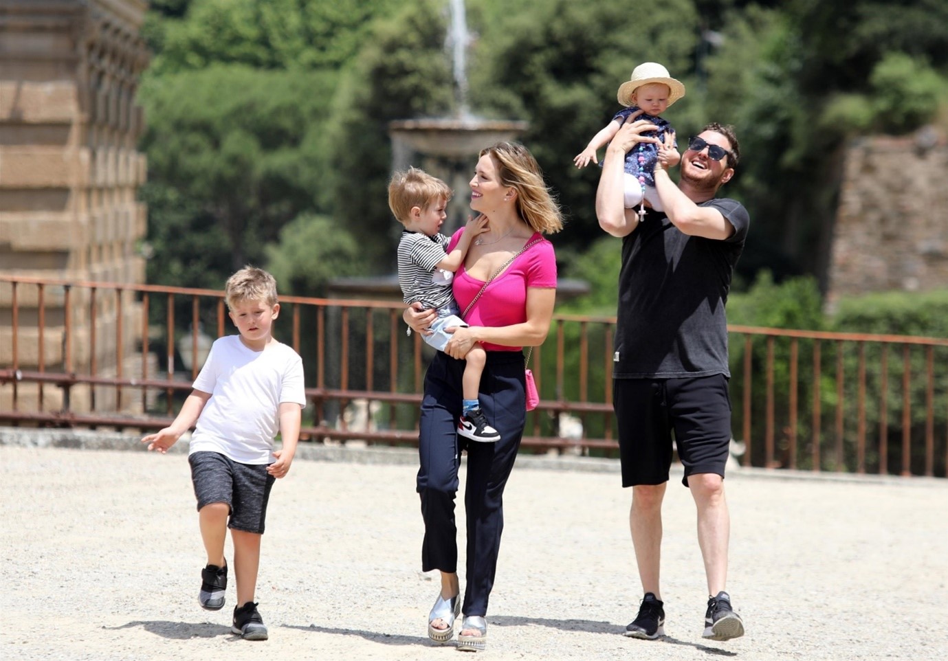 Michael Bublé Wife: The family enjoy time together.