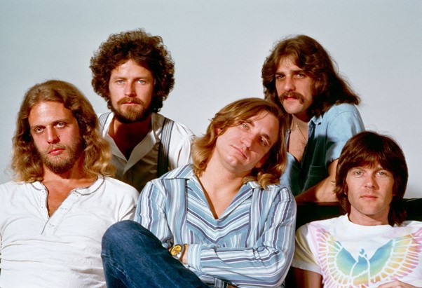 The guitarist during his time with the Eagles.