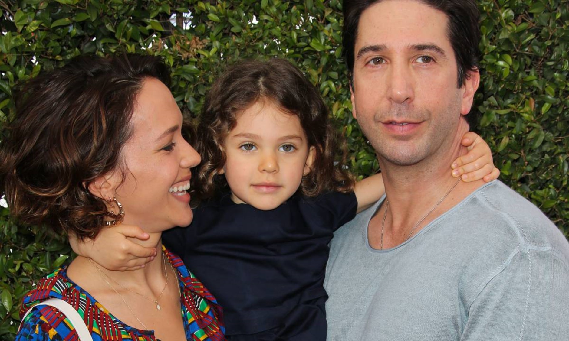 Cleo Buckman Schwimmer: David Schwimmer and Zoe Buckman take their daughter to an event.