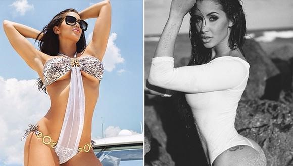 Claudia Sampedro works on her image as a Kim Kardashian lookalike.