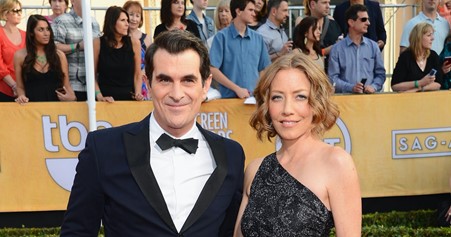 Ty Burrell and his wife Holly hit the red carpet.