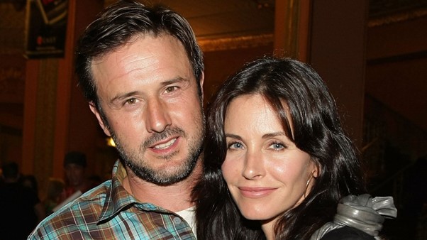 Courteney and David during their marriage.
