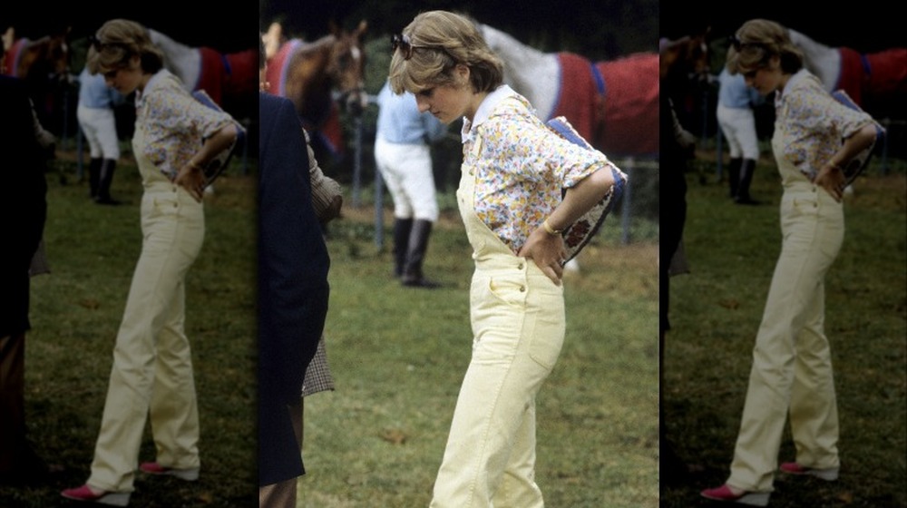 Princess Diana in Dungarees