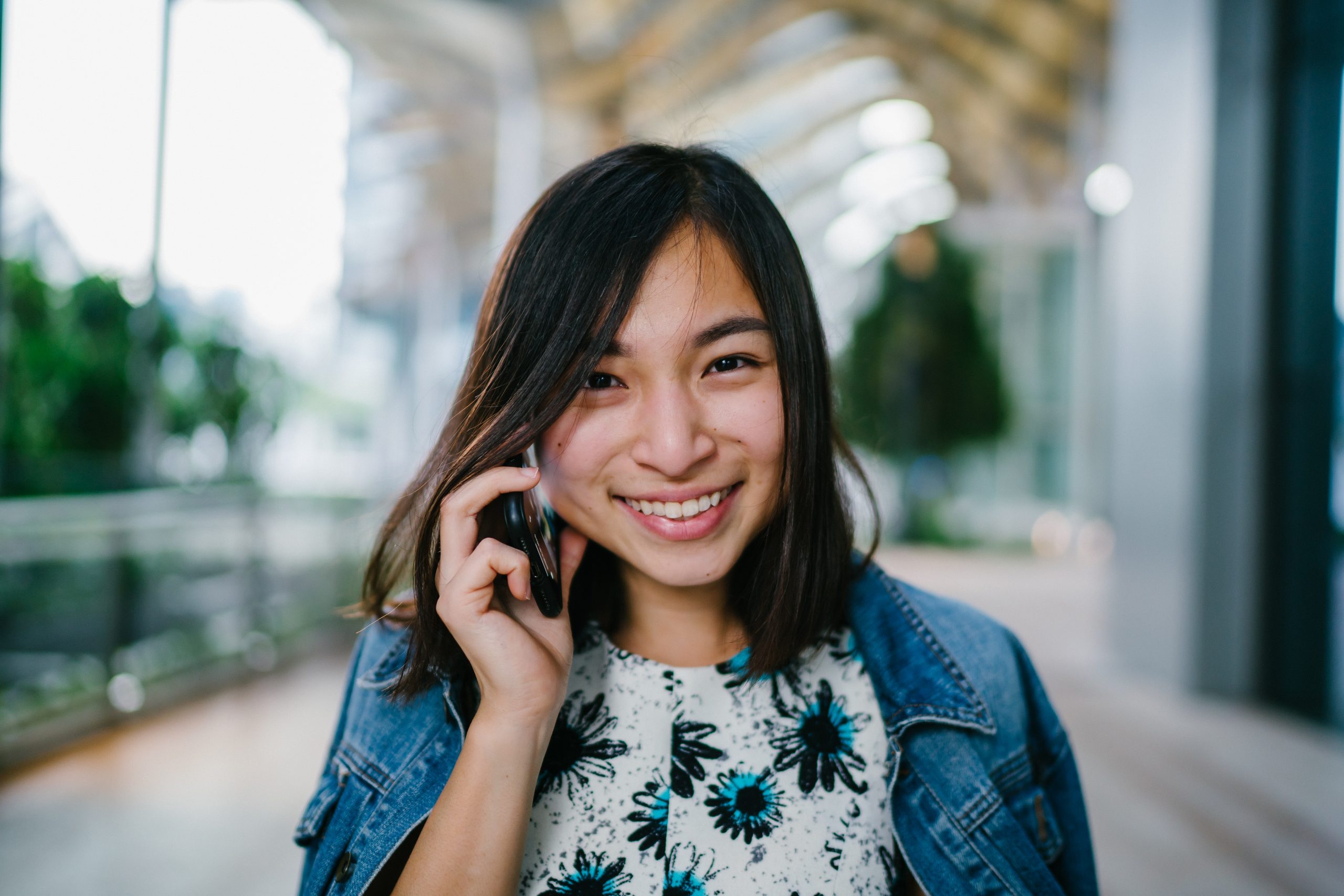 Woman Talking on the Phone