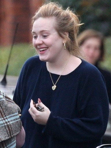 No makeup Adele