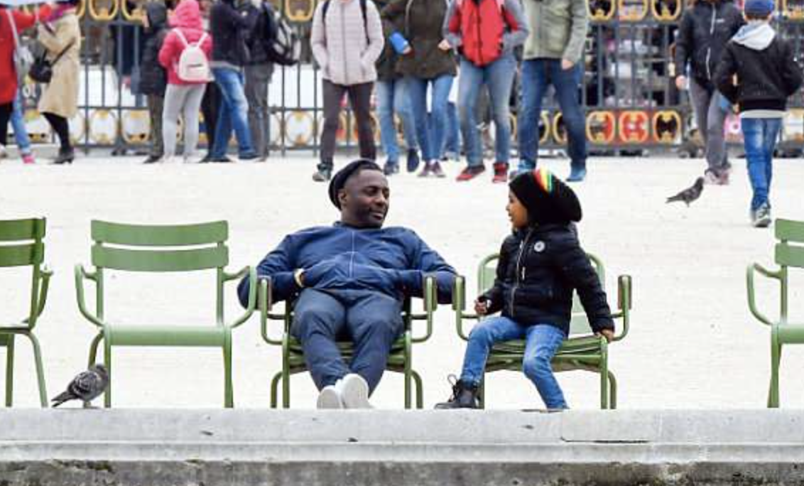 Idris Elba and son