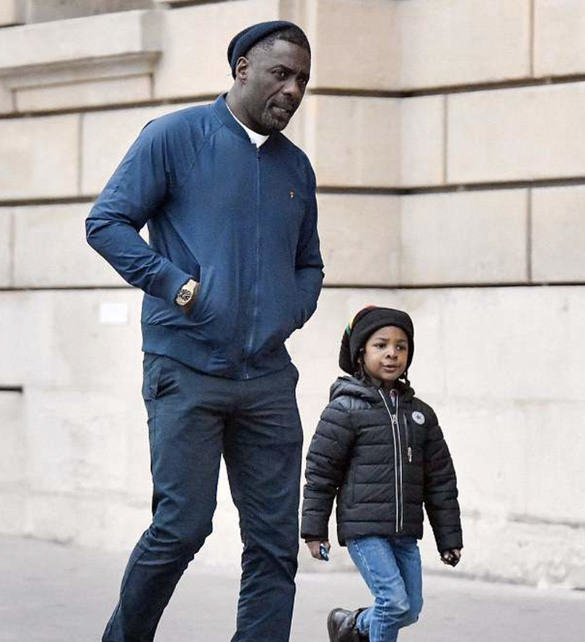 Idris Elba and son