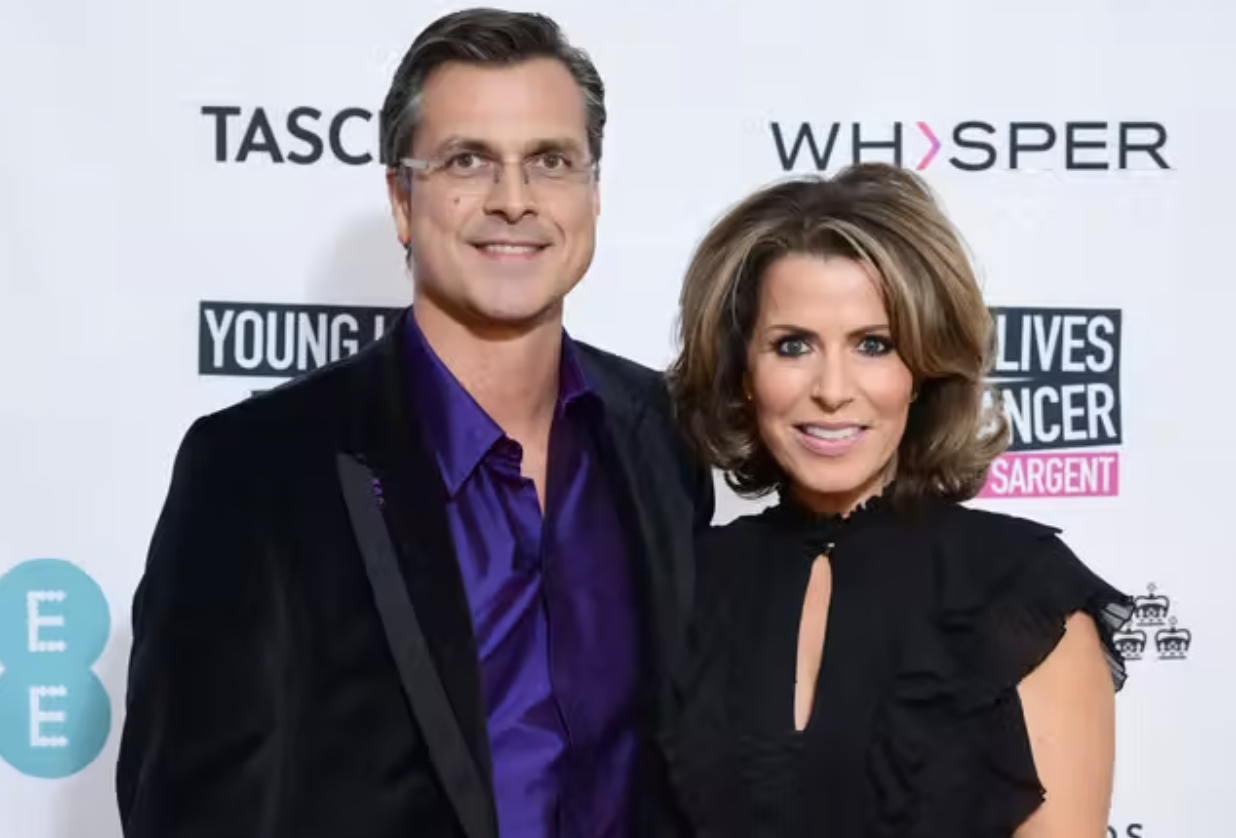 Natasha Kaplinsky and Justin Bower