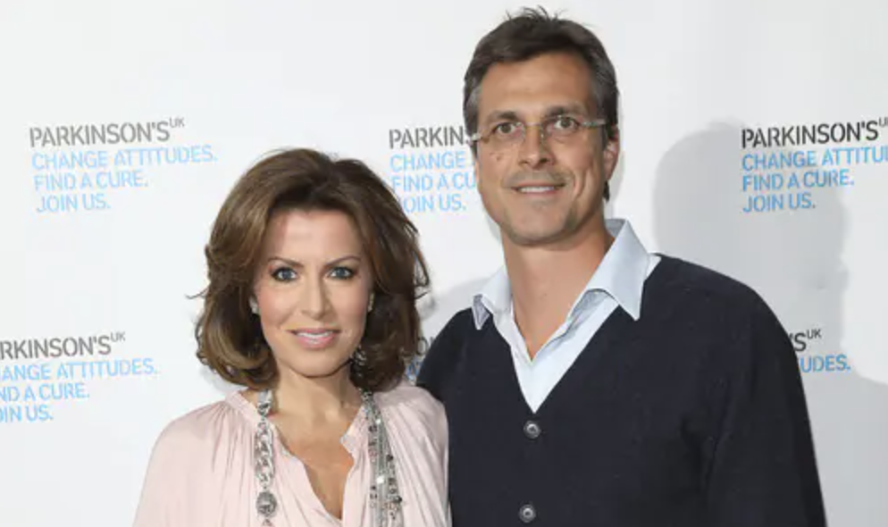 Natasha Kaplinsky and Justin Bower