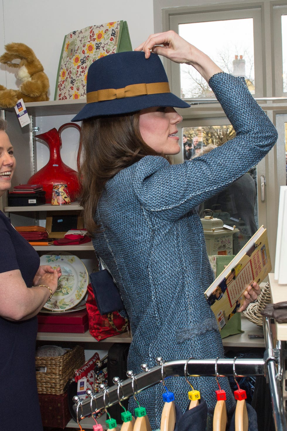 Kate Middleton hat shopping.