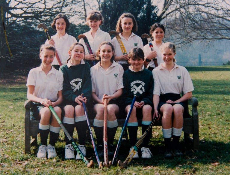 Kate Middleton hockey days.