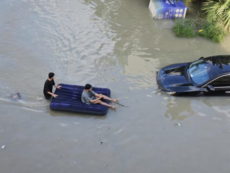 Dubai flooding nightmare aftermath. Dubai airport chaos as people try and flee.