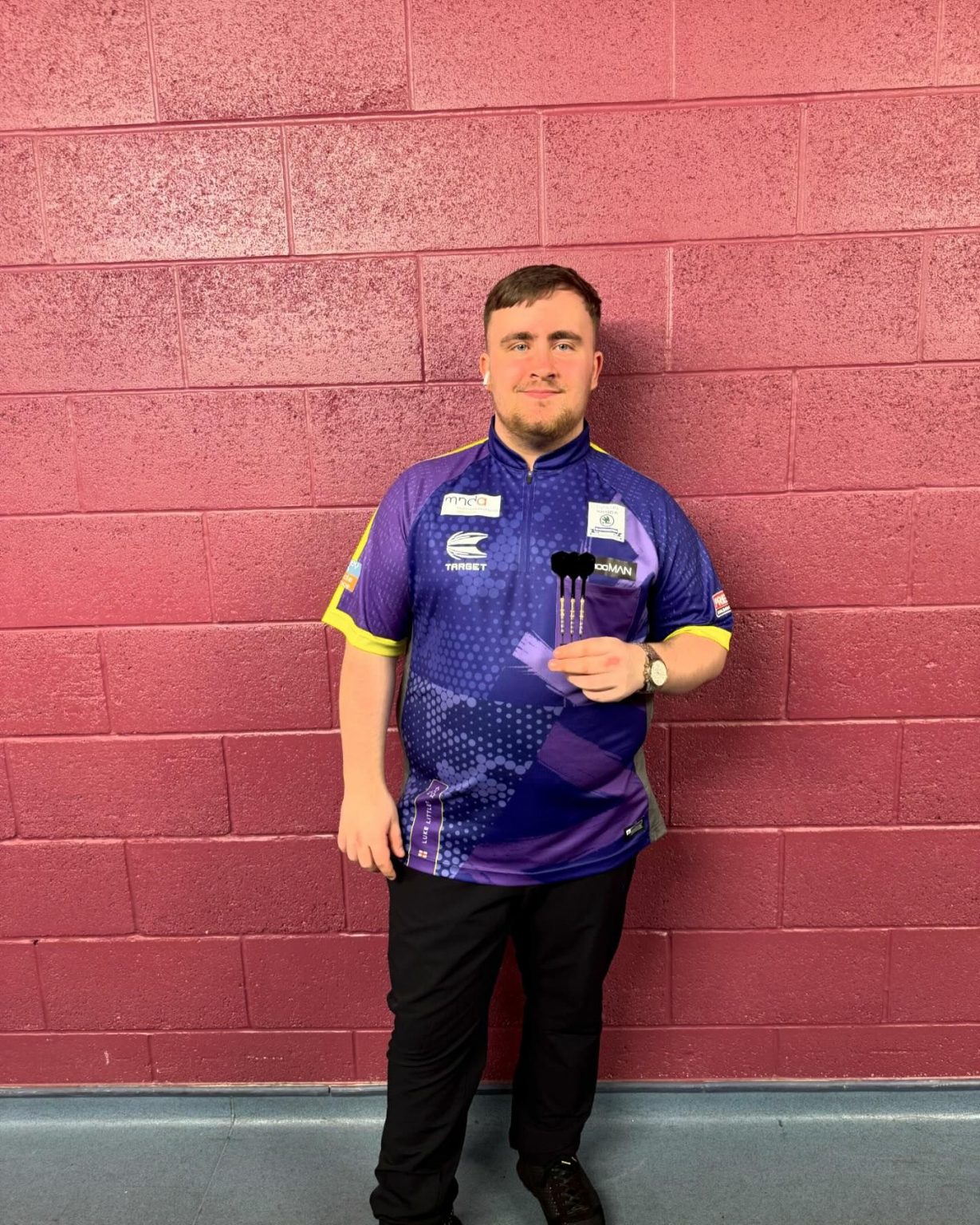 17-year-old darts sensation Luke Litter.